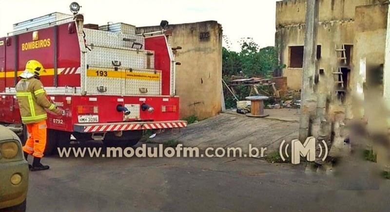 Por causa de uma disputa familiar, residência é incendiada e depredada no bairro Nações
