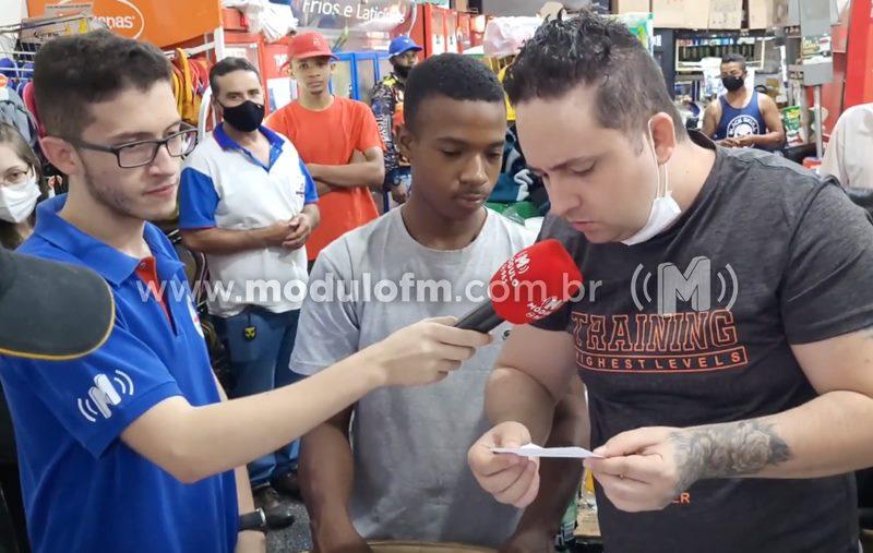 Supermercado Boa Esperança sorteou brindes do Festival de Prêmios de 2021