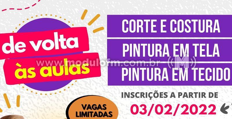 Cursos de Corte e Costura, Pintura em Tela e em Tecido da Escola de Artes Irene Marra estão com inscrições abertas