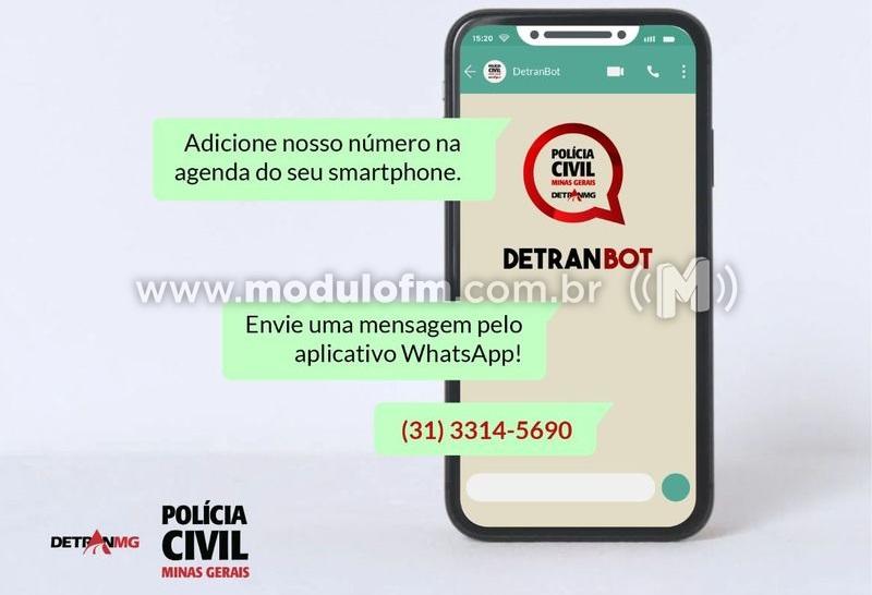Detran-MG lança o DetranBot, ferramenta de atendimento on-line à...