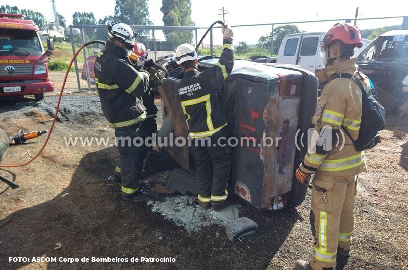 Bombeiros da região participam de Workshop de Salvamento Veicular em Patrocínio