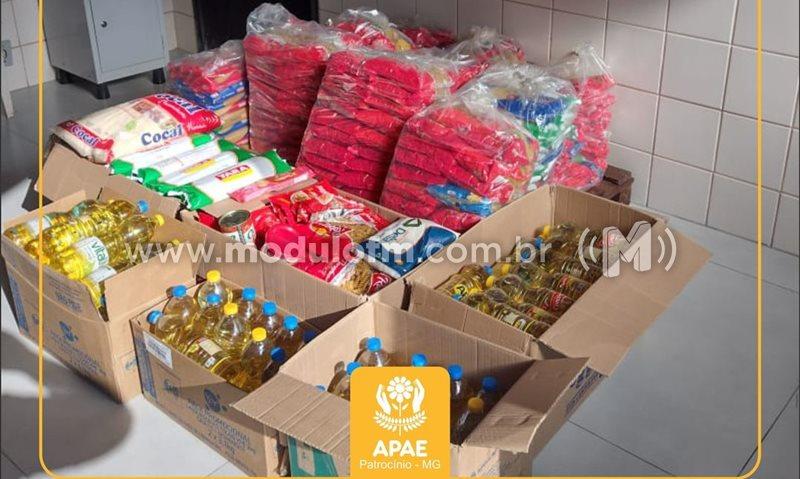 Campanha de Arrecadação de Macarrão e Óleo da APAE de Patrocínio continua até o fim de março