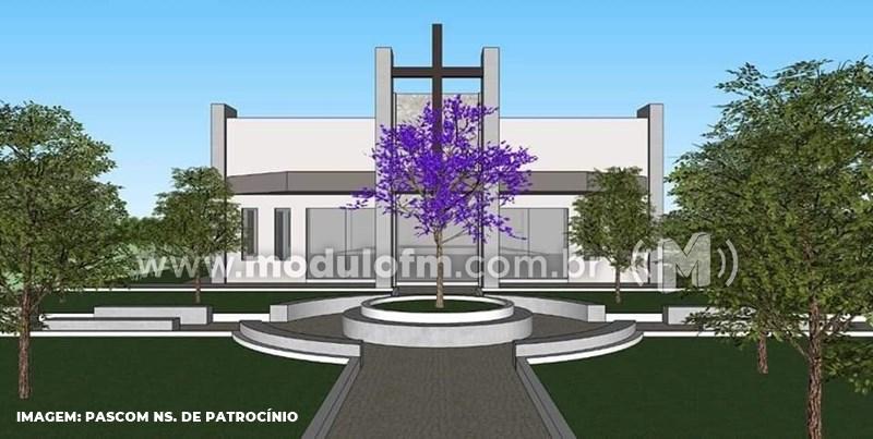 Igreja de São Frei Galvão tem obras iniciadas através da terraplanagem do terreno