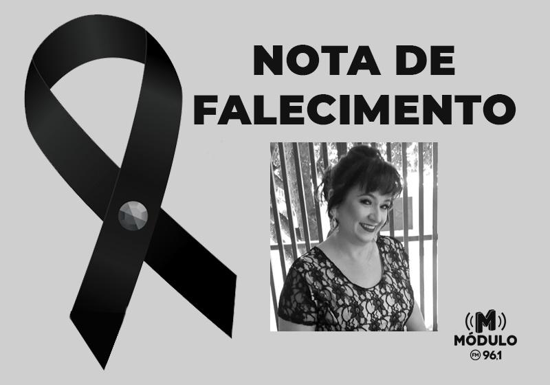 Nota de falecimento Viviana Aparecida Novais de Souza aos 54 anos (Filha do João da Banda Abel Ferreira)