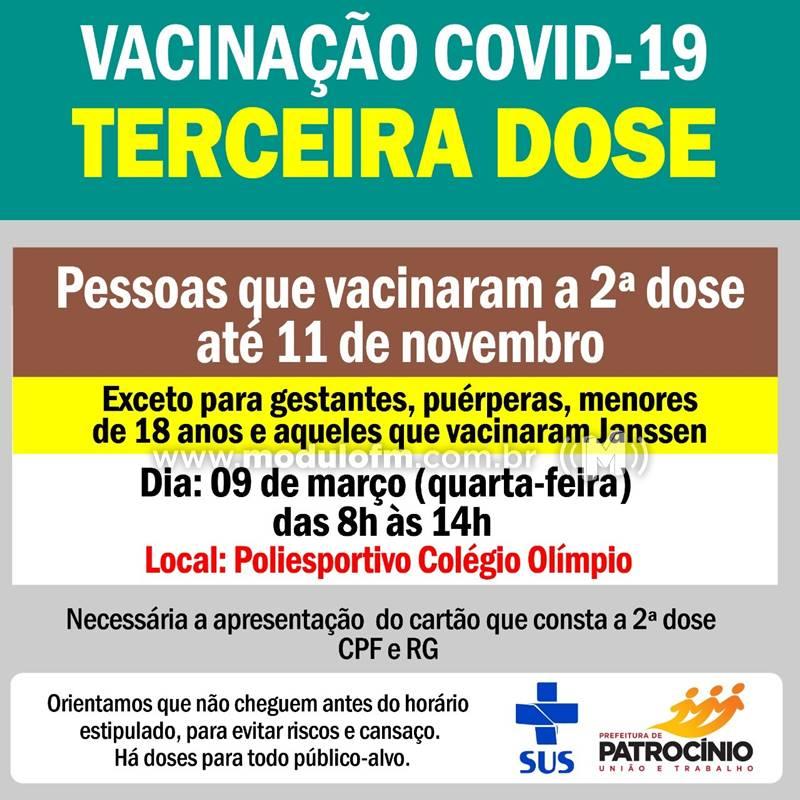 Secretaria de Saúde imunizará pessoas que receberam 2ª dose até 11 de novembro