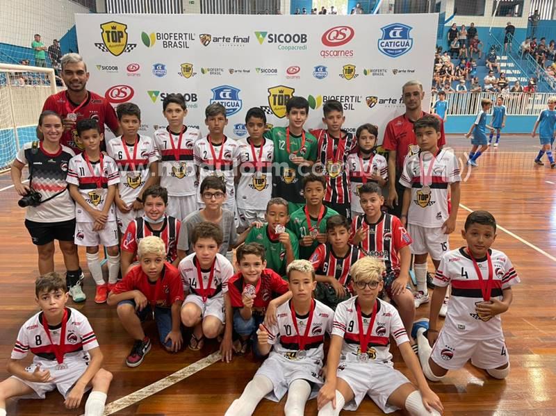 Sub 11 de Futsal do PTC é a segunda melhor equipe de Minas Gerais