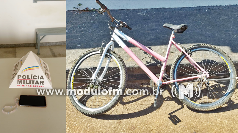 Homem invade casa da ex-namorada junto com comparsa, furta celular e bicicleta, mas acabam presos pela PM