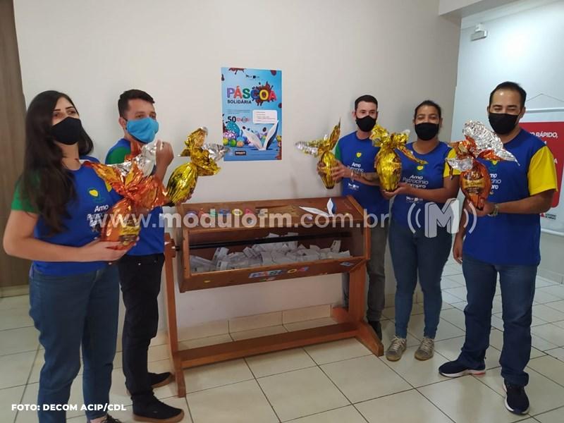Lar da Criança receberá 50 ovos de chocolate através de Campanha das ACIP/CDL de Patrocínio