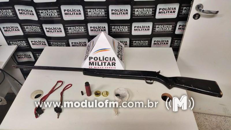 Motociclista embriagado é preso por porte ilegal de arma de fogo em Patrocínio