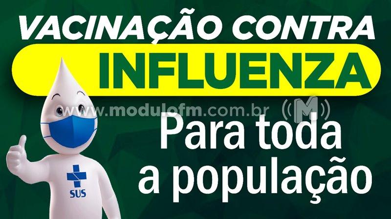 Secretaria de Saúde informa imunização contra a Gripe para toda a população