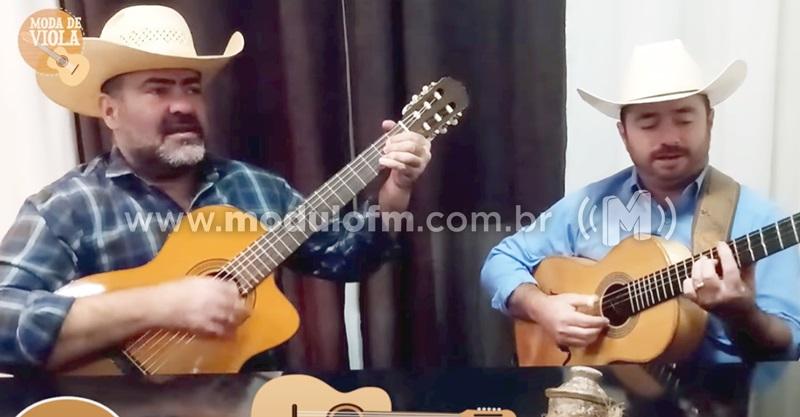 Dupla Paulo e Dênio participou de programa de sertanejo raiz de renome nacional