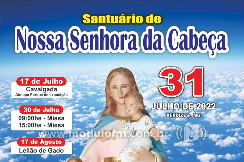 Festa em Louvor a Nossa Senhora da Cabeça terá início nesta sexta-feira (22)