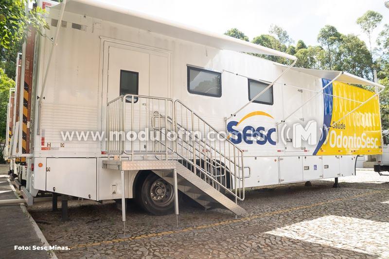 OdontoSesc estará em Patrocínio até dia 16 de setembro para realizar tratamentos gratuitos