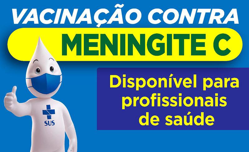 Secretaria de Saúde imunizará profissionais de saúde contra Meningite C
