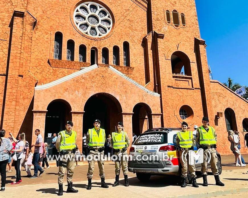 Prevenção à violência contra a mulher é foco da Polícia Militar na campanha Agosto Lilás em Romaria