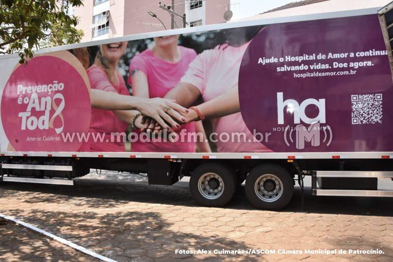 Visita técnica é realizada na carreta de mamografia do Instituto de Prevenção “Júlia do Prado”