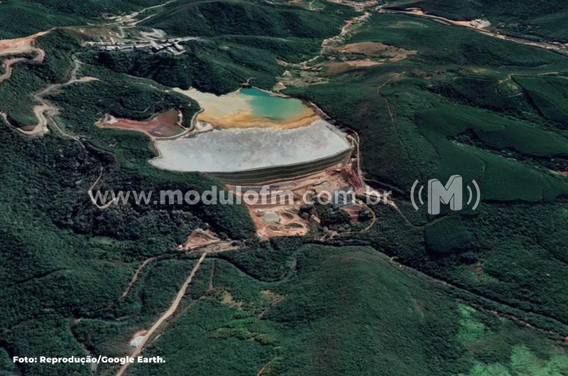 Barragem em Minas Gerais entrou em alerta preventivo por rachadura no último sábado (08)