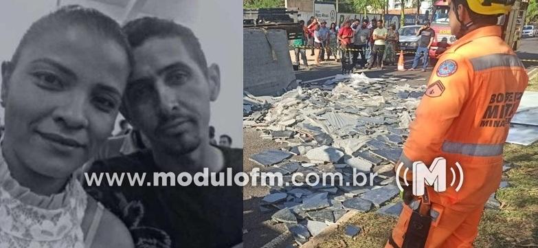 Casal morre esmagado por placas de granito em Patrocínio