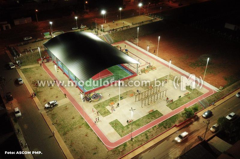 Praça da Saúde e Ginásio Poliesportivo são inaugurados no bairro Jardim Sul