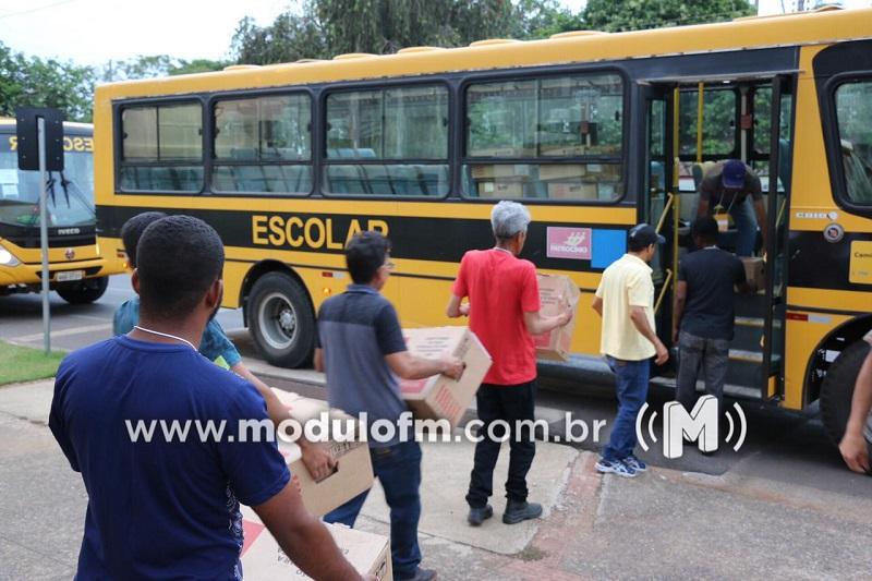 Urnas eletrônicas são transportadas para votação do segundo turno em Patrocínio