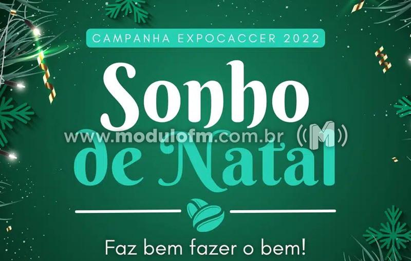 Campanha “Sonho de Natal” da Expocaccer arrecadará doações no mês de dezembro
