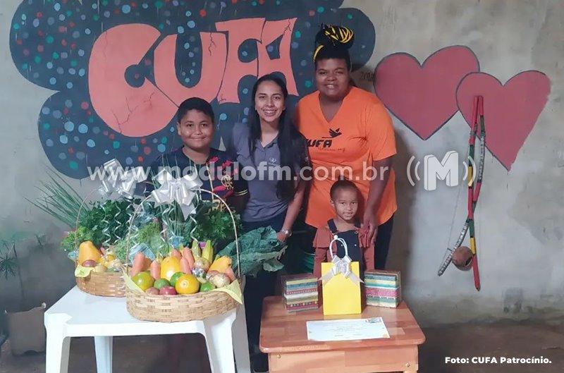 Crianças atendidas pela Cufa Patrocínio ganham concurso de receitas do Programa de Alimentação Saudável