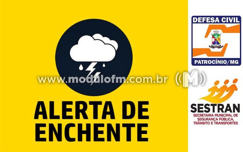 Defesa Civil de Patrocínio alerta para tempestade neste feriado prolongado