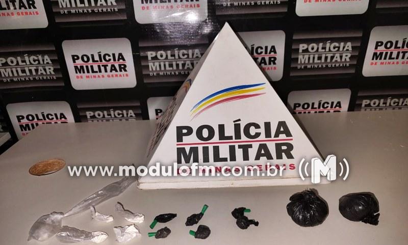 Homem é preso com drogas durante abordagem na MG-190 em Iraí de Minas