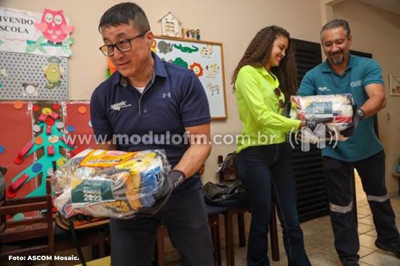 Mosaic Fertilizantes doa mais de 68 toneladas de alimentos para comunidades de Patrocínio