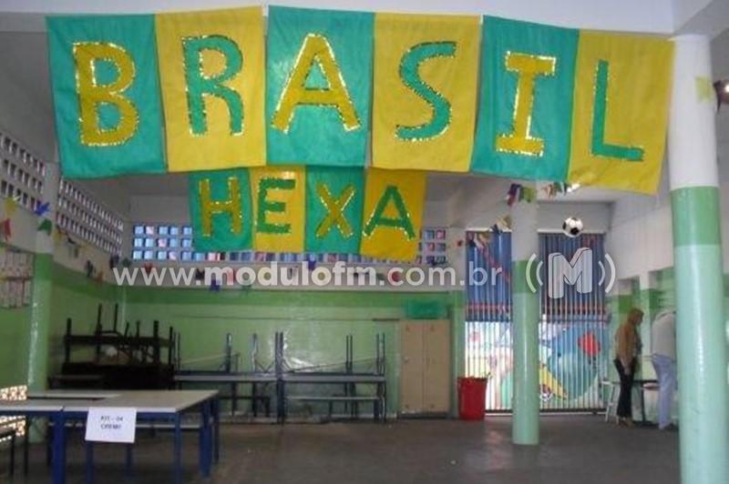 Rede estadual de ensino terá funcionamento diferenciado em dias de jogos da Copa do Mundo