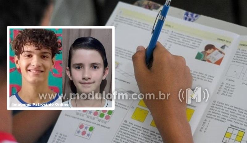 Dois alunos de Patrocínio conquistaram medalhas de bronze na 17º Olímpiada de Matemática