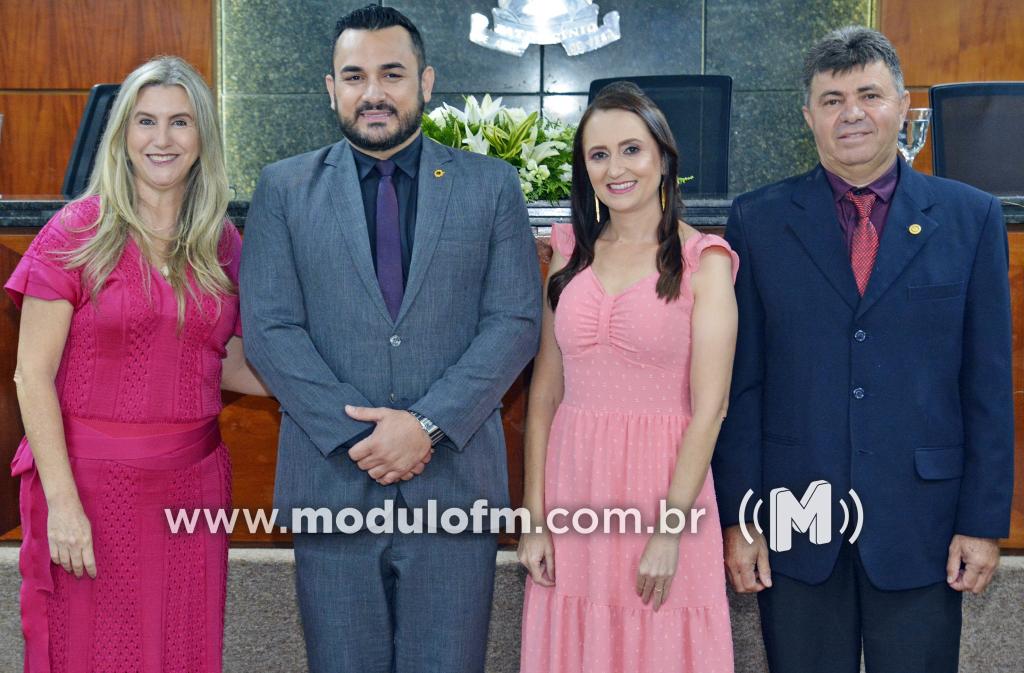 Empossada nova mesa diretora da Câmara Municipal de Patrocínio.