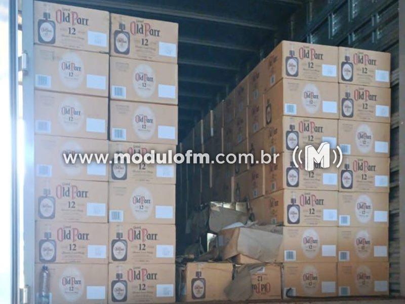 Carga de whisky avaliada em mais de R$ 1 milhão é recuperada pela Policia Civil