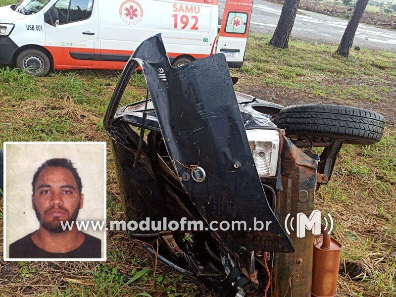 Morador de Cruzeiro da Fortaleza morre em grave acidente na BR-365