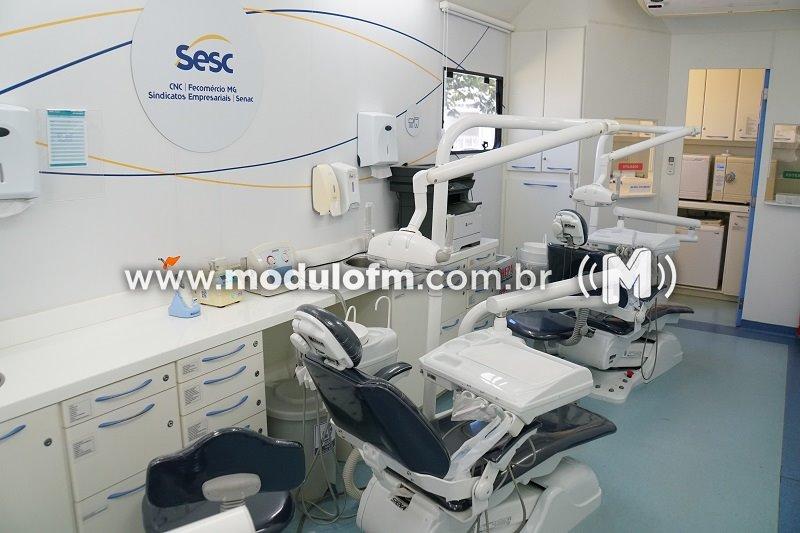 Carreta OdontoSesc inicia atendimento em Patrocínio