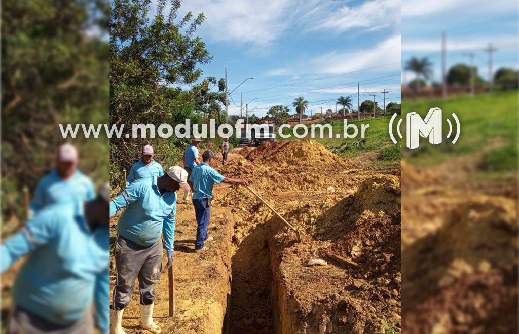 Daepa retoma obras que irão beneficiar moradores dos Bairros Jardim Ipiranga e das Oliveiras