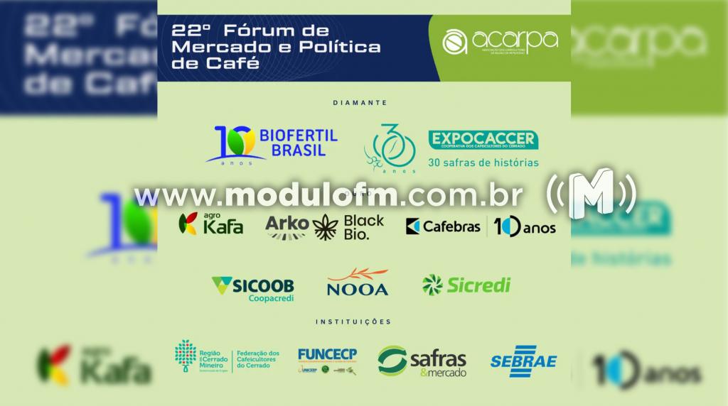 Acarpa realiza nesta terça-feira a 22ª edição do Fórum de Mercado e Política de Café