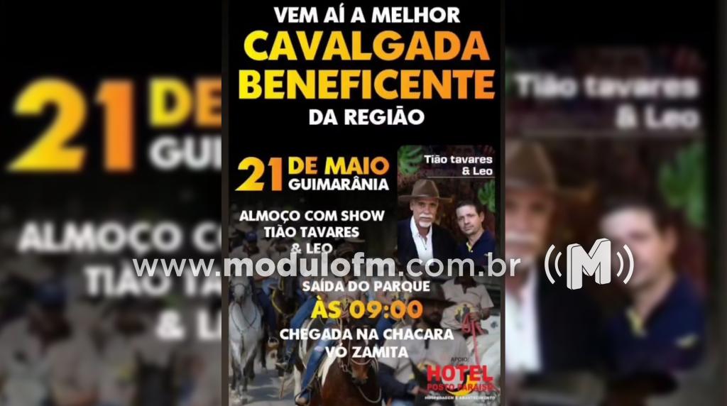 Cavalgada em prol do HC de Patrocínio, será realizada em Guimarânia