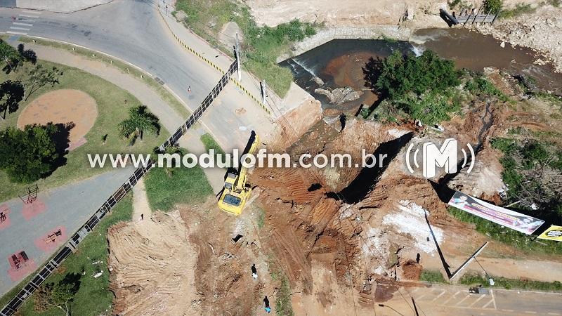 Prefeitura continua obras de reconstrução em avenidas