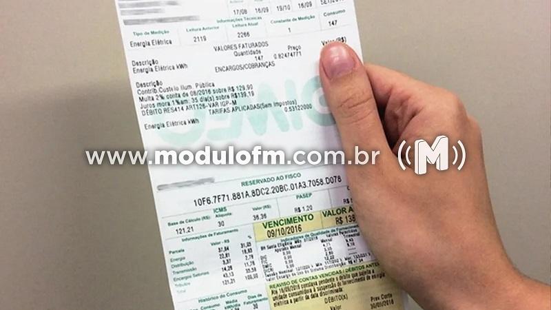 Cemig fará sorteio para cliente ficar dois anos sem pagar conta de luz