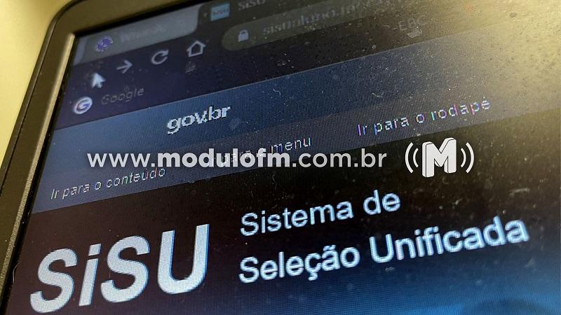 Inscrições para o Sisu do 2º semestre começam nesta segunda-feira