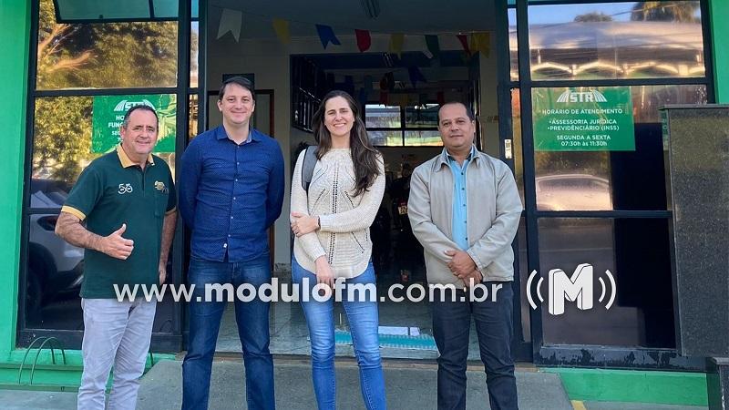 Sindicato dos Trabalhadores Rurais recebe visita de membros da...