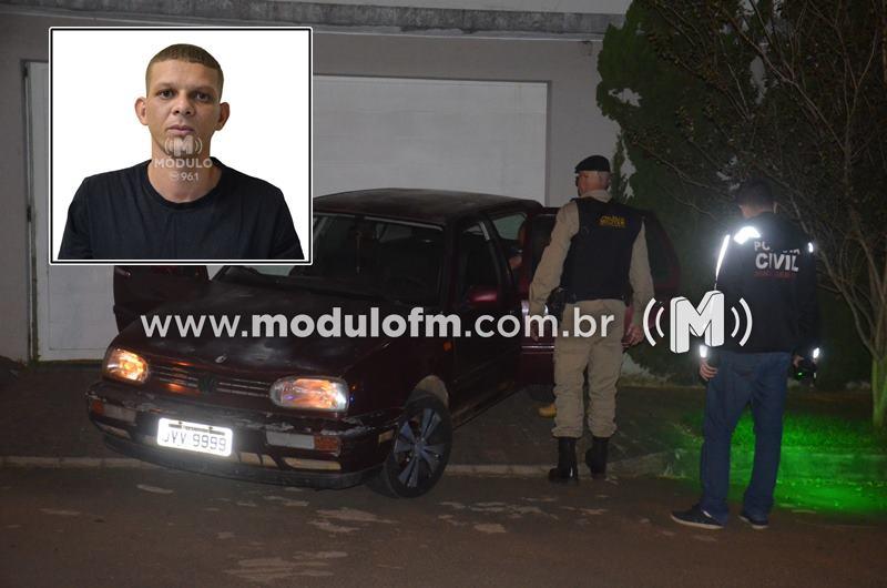 Suspeito de invadir residência morre em confronto com a polícia em Patrocínio