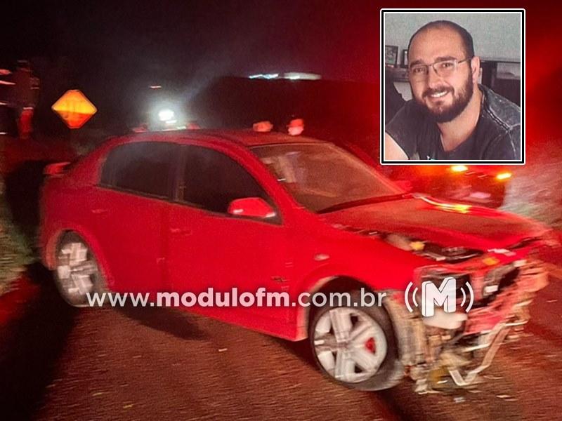 Veículo capota e motorista morre na BR-365 em Patrocínio