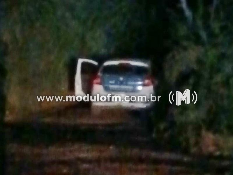 Veículo roubado na BR-365 é encontrado abandonado na zona rural de Guimarânia