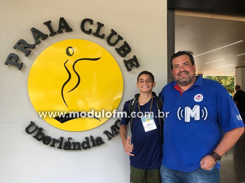 Heitor arrasa na competição de tênis em Uberlândia com o apoio da Módulo-FM