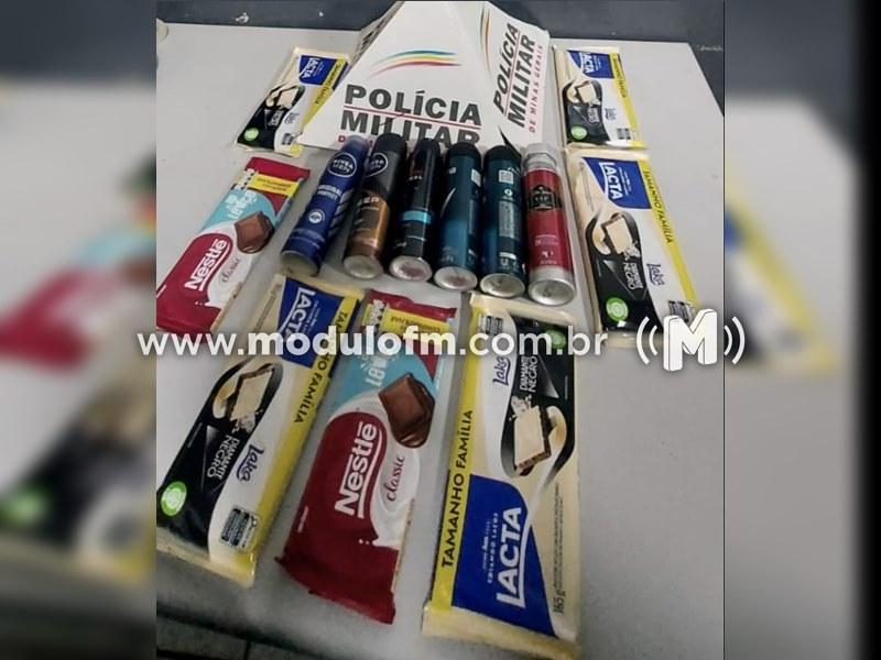 Homem é preso em Patos de Minas após furto em supermercado de Patrocínio