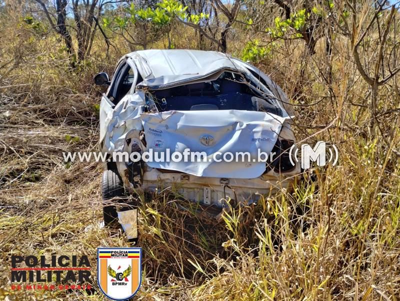 Acidente envolvendo veículo de passeio e caminhonete deixa feridos na MG-190