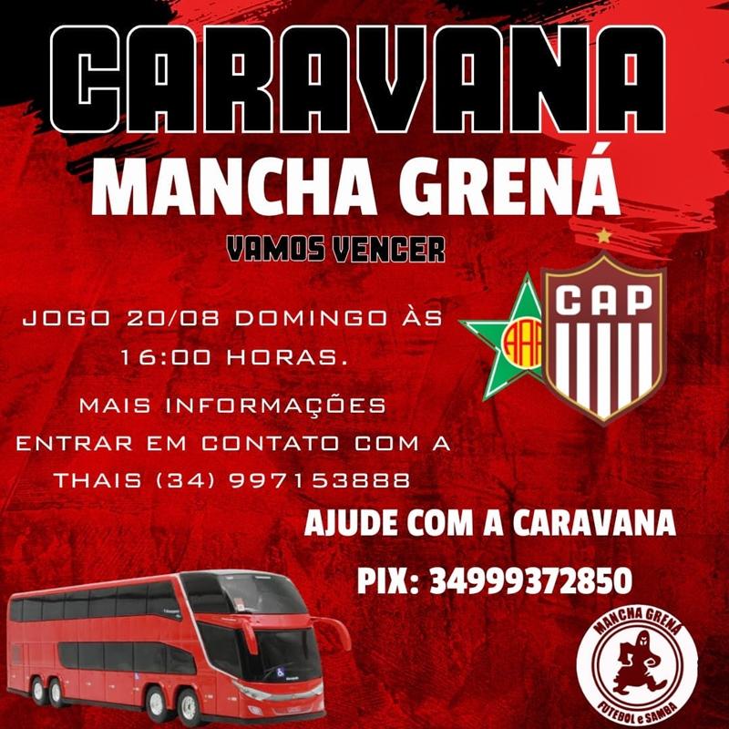 Mancha Grená busca patrocínio para apoiar o Clube Atlético Patrocinense no Rio de Janeiro