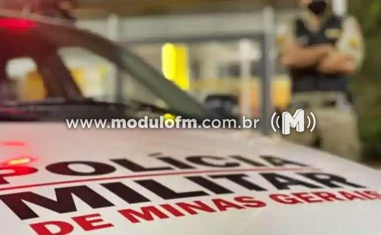 PM age rápido e detém suspeito de cometer sequência de furtos em Patrocínio